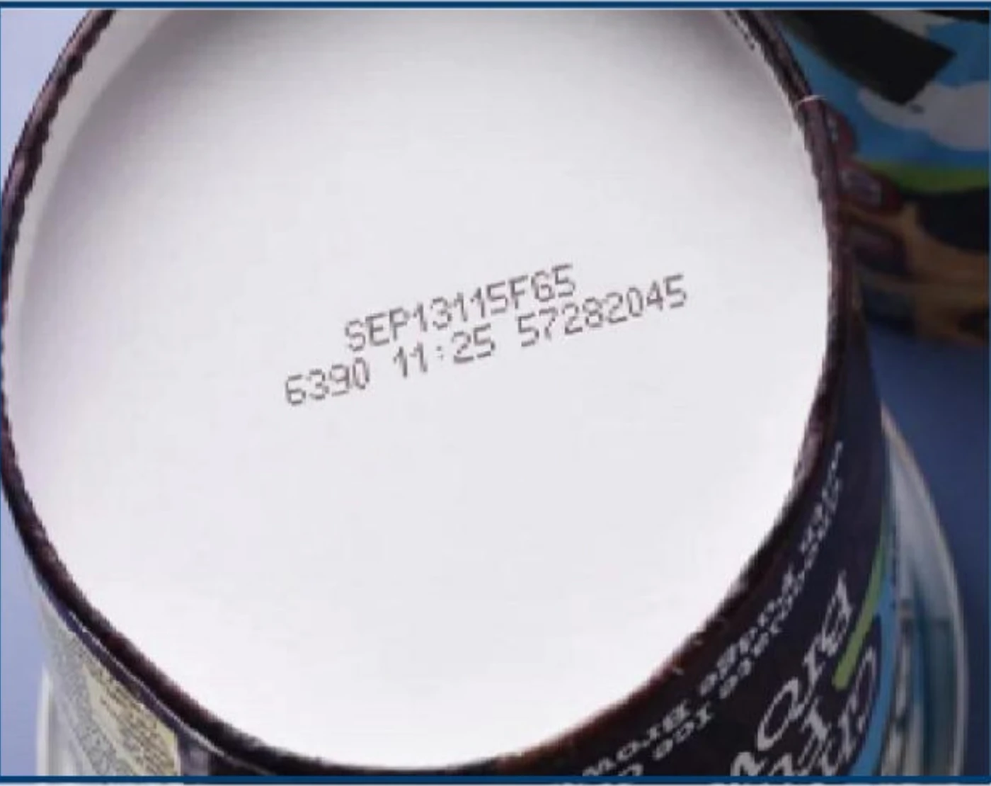 Laser marking on food packaging