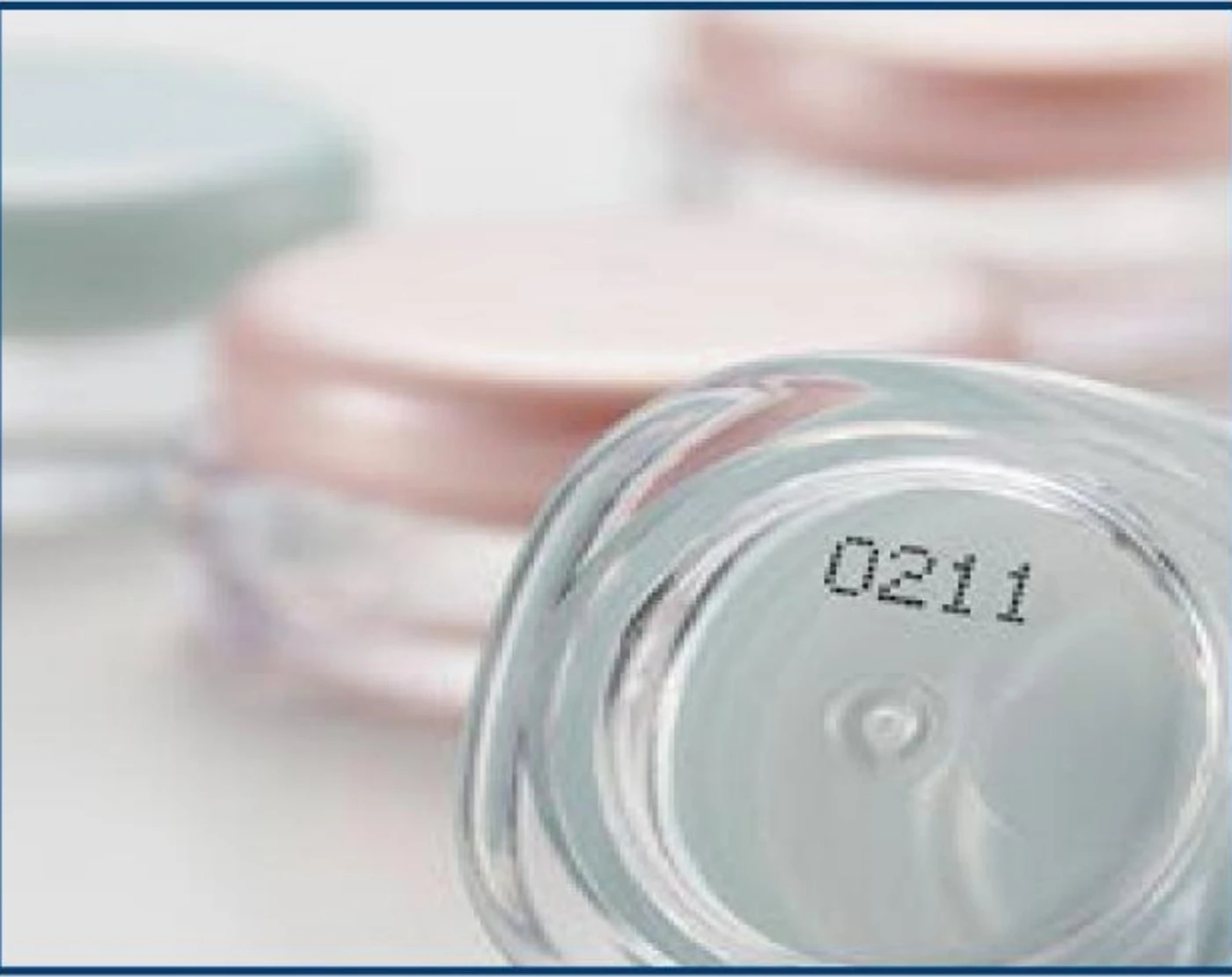 Laser marking on glass container — cosmetic and pharmaceutical use